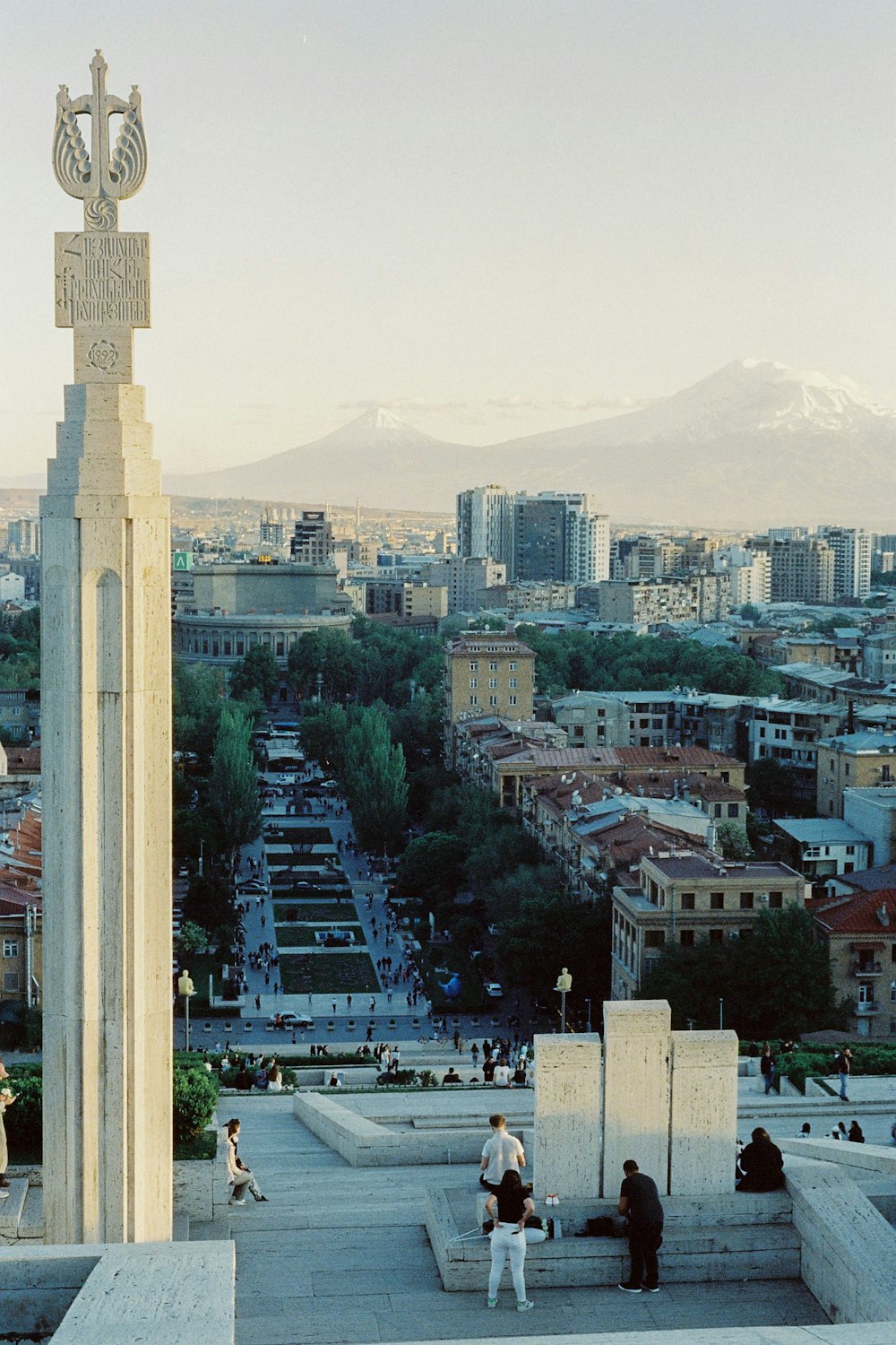 a view of a city from the top of a tower