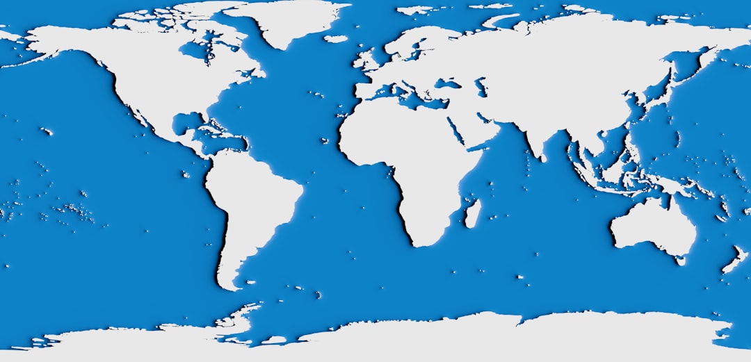 World map network