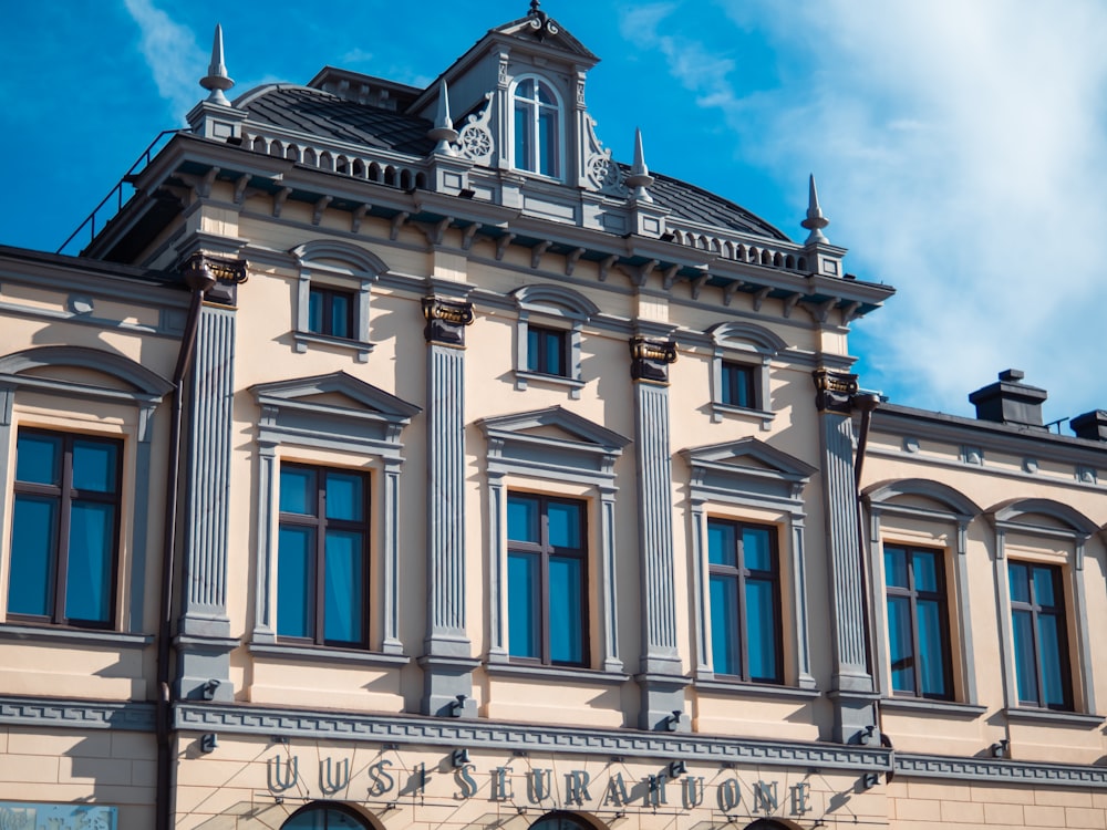 a building with a clock on the top of it