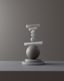 a white object sitting on top of a table