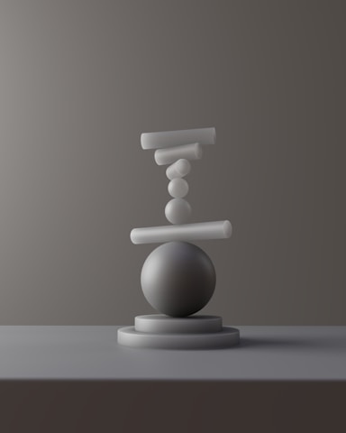 a white object sitting on top of a table