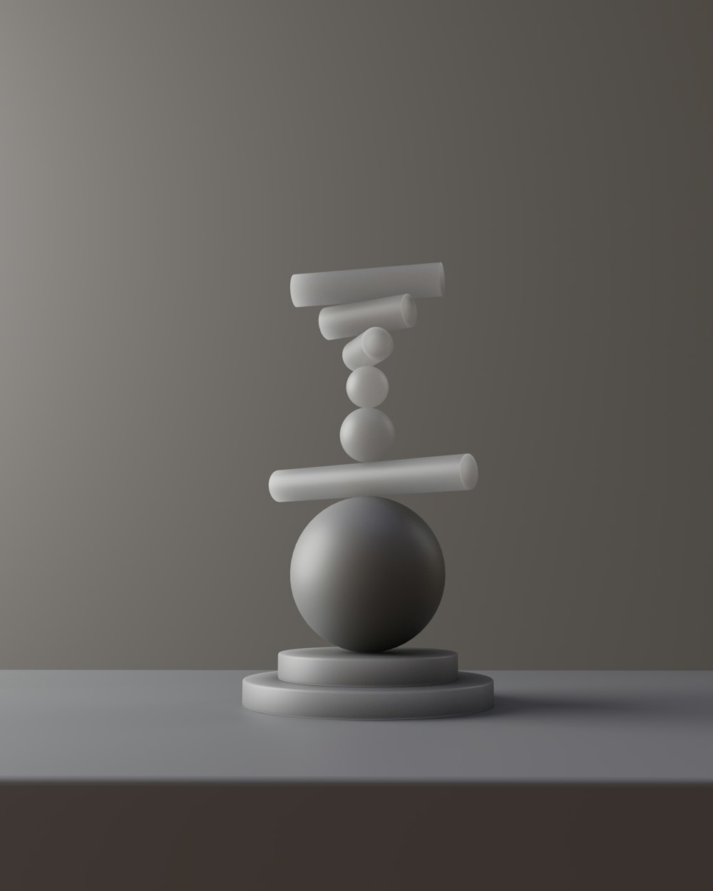 a white object sitting on top of a table