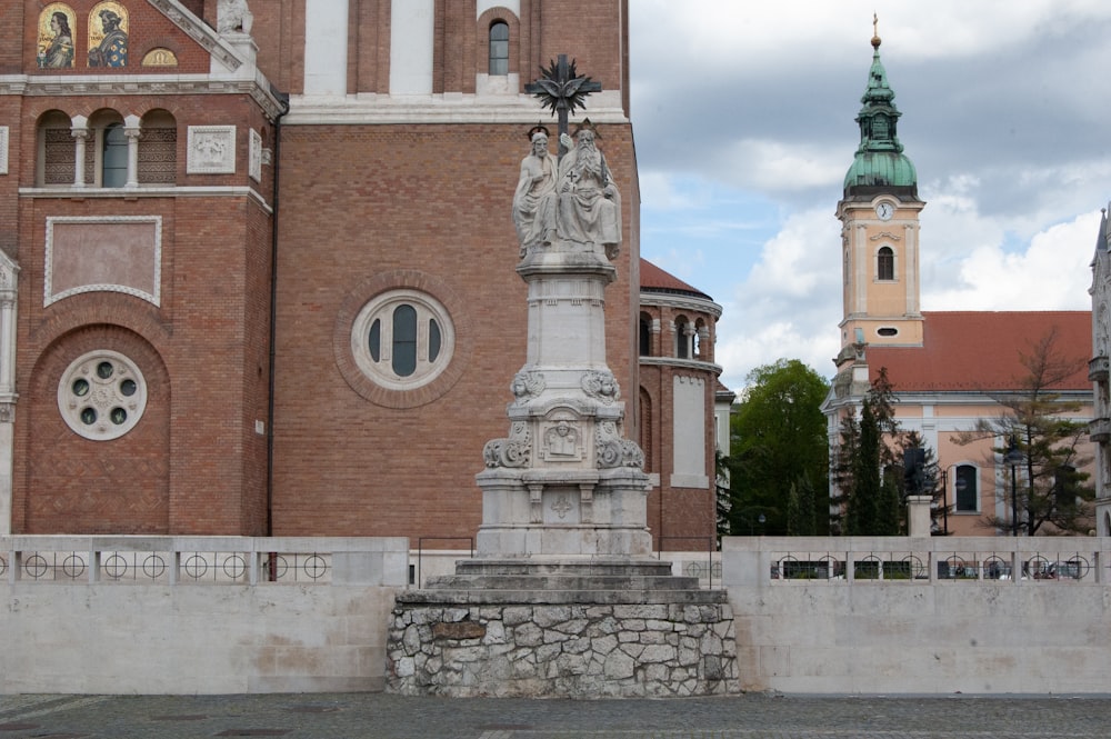 a large brick building with a clock tower