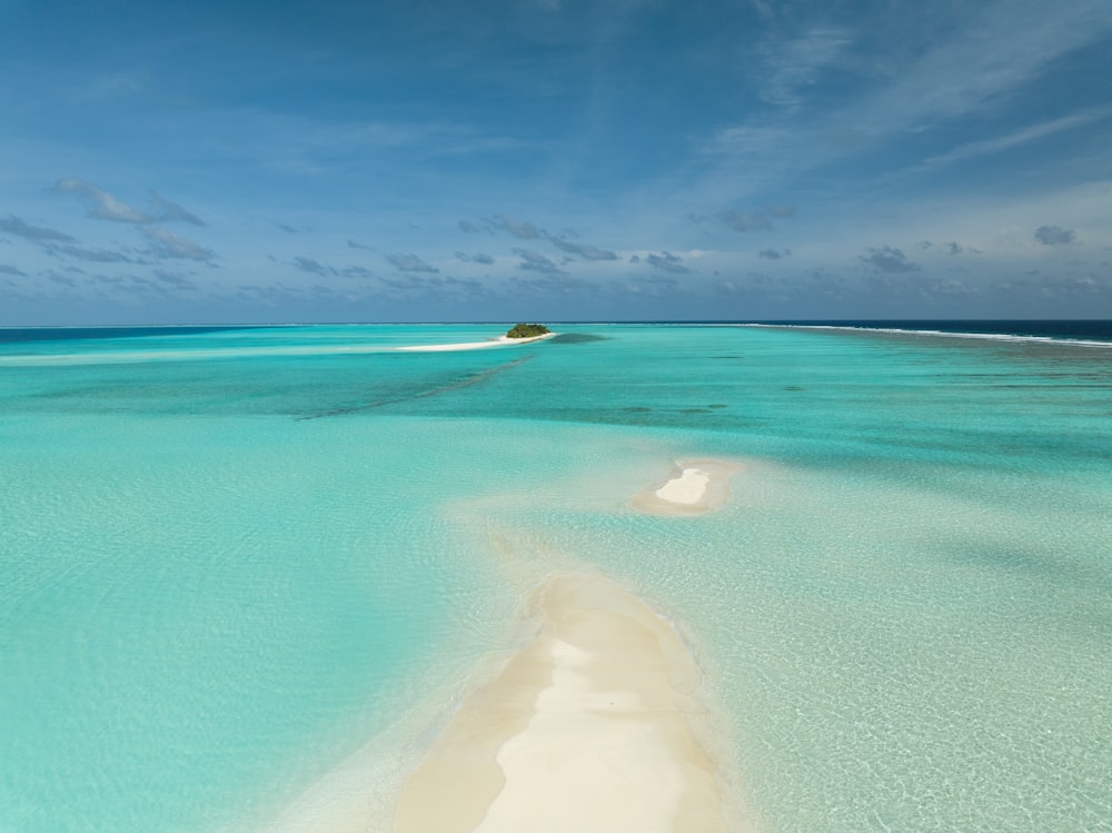 a view of the ocean from a boat in the water