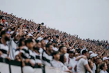 A large crowd of people at a sporting event