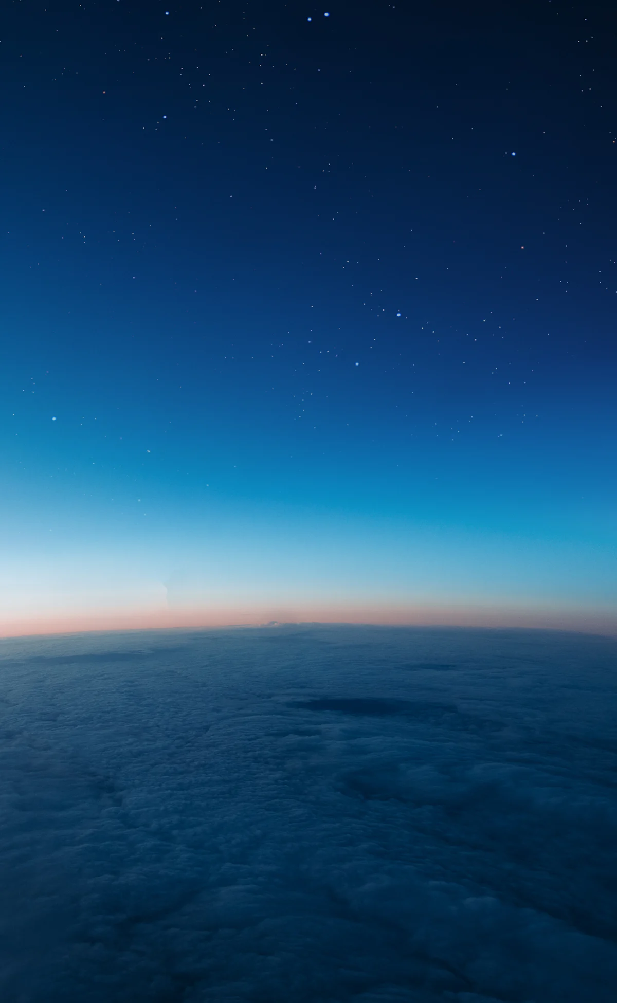 Sunrise seen through an airplane window