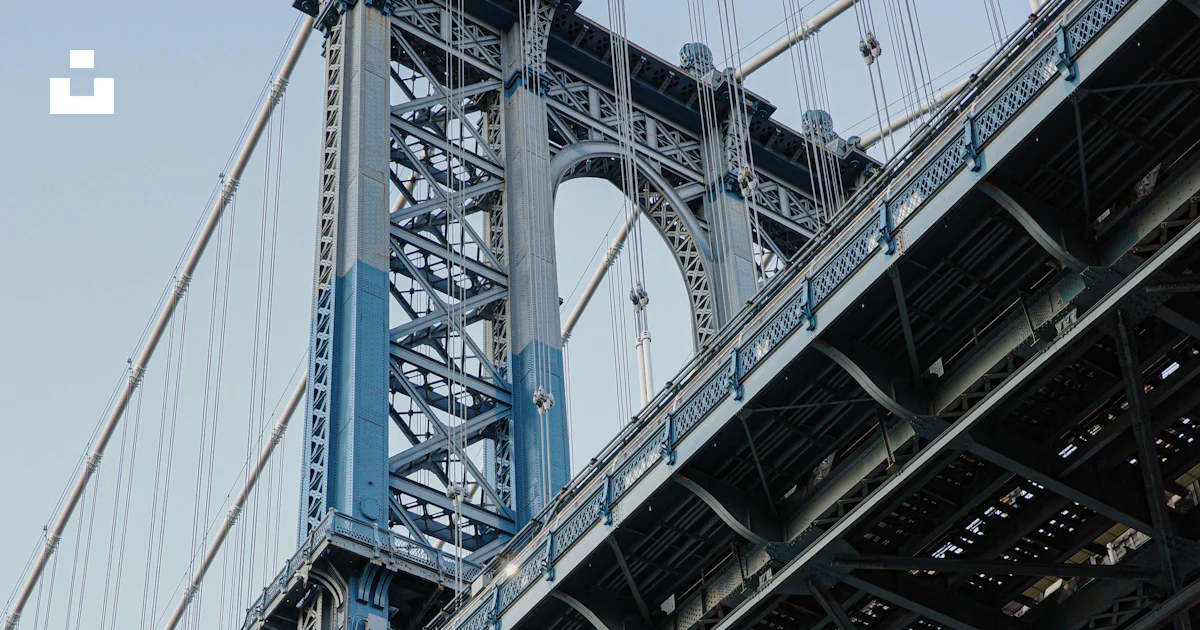 Bridge Backside A view of the underside of a bridge photo – Free Brooklyn bridge Image ...