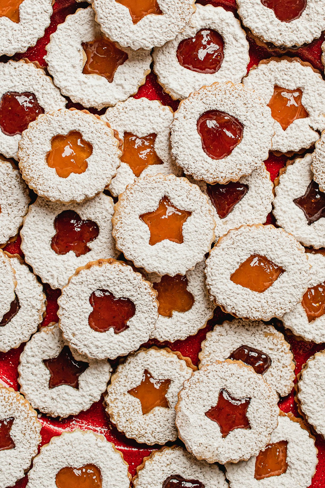 Linzer Cookies Collage