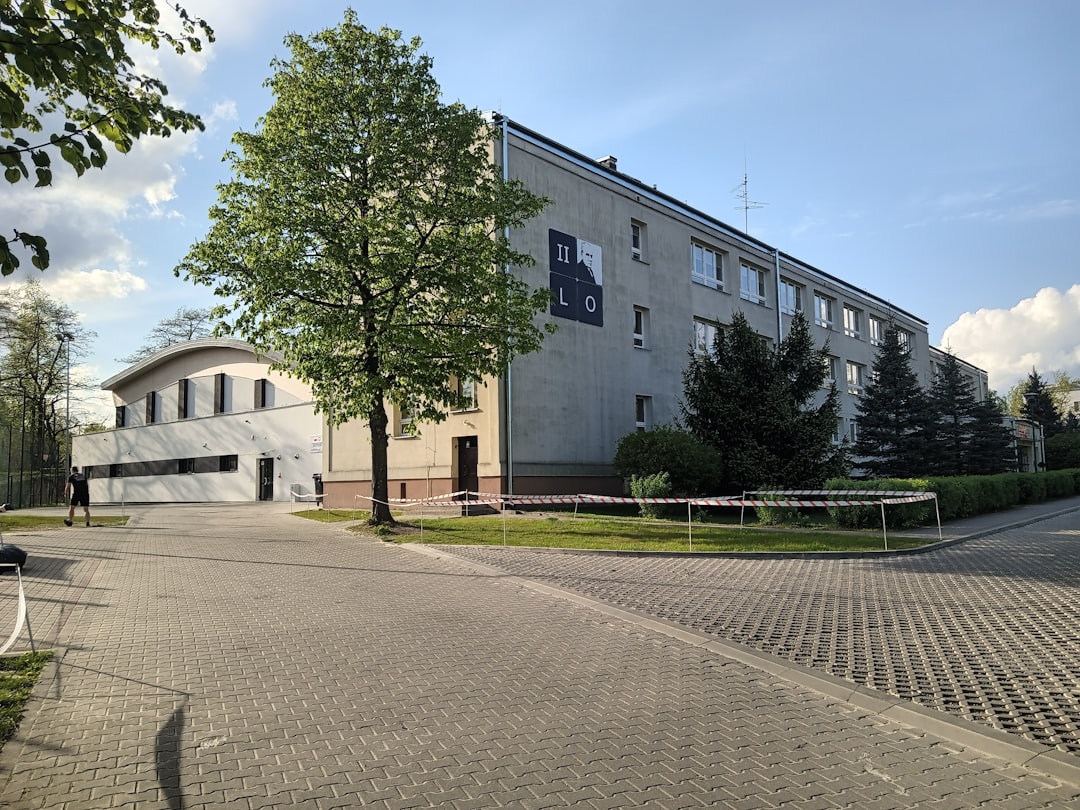 II Lyceum them. Stefan Żeromski, Jałowcowa Street 10, Tomaszów Mazowiecki, Poland. The highest-ranked high school in Tomaszów. Photo taken April 14, 2024.