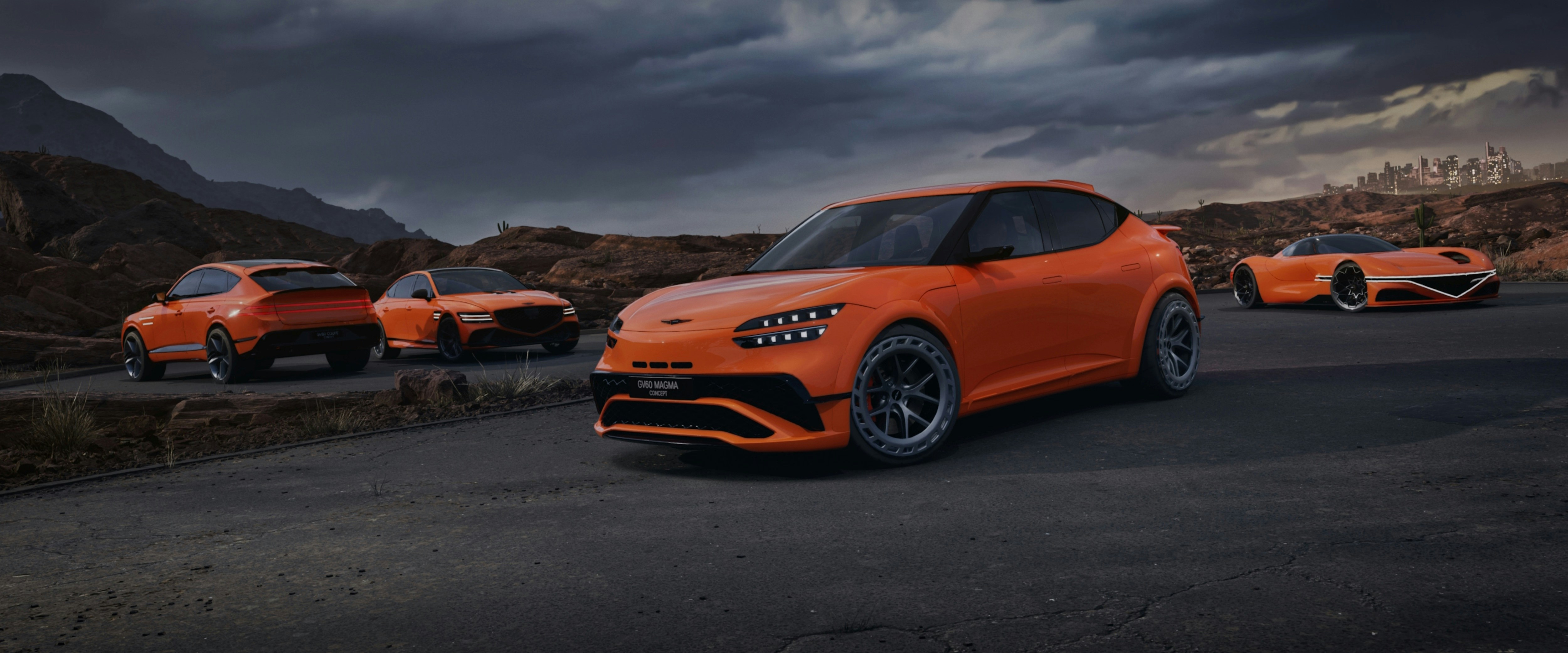The Genesis Magma Concept under the cloudy sky.