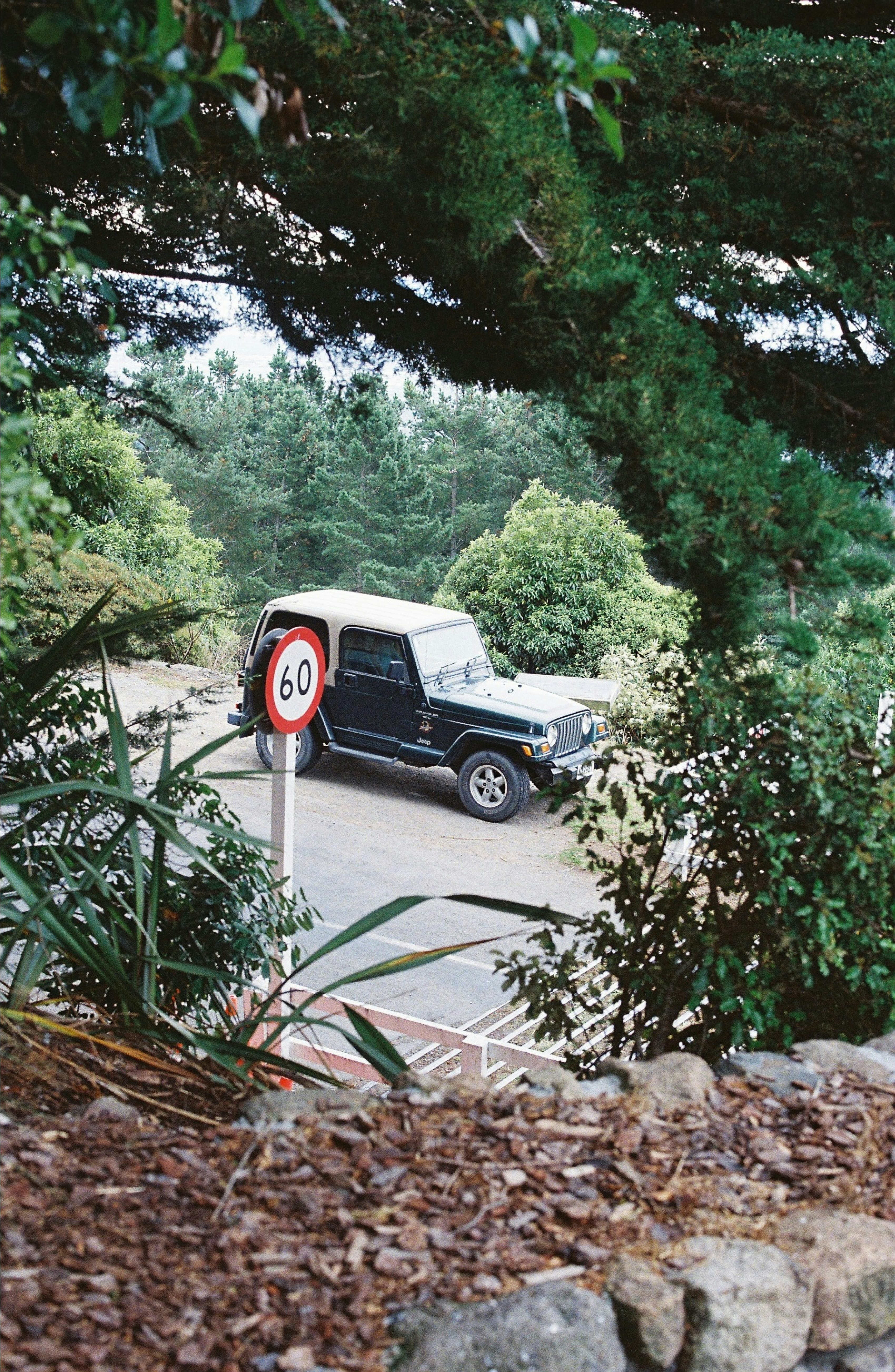 A jeep is parked on the side of the road photo – Free New zealand Image ...