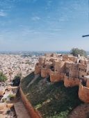 a view of a city from a high point of view