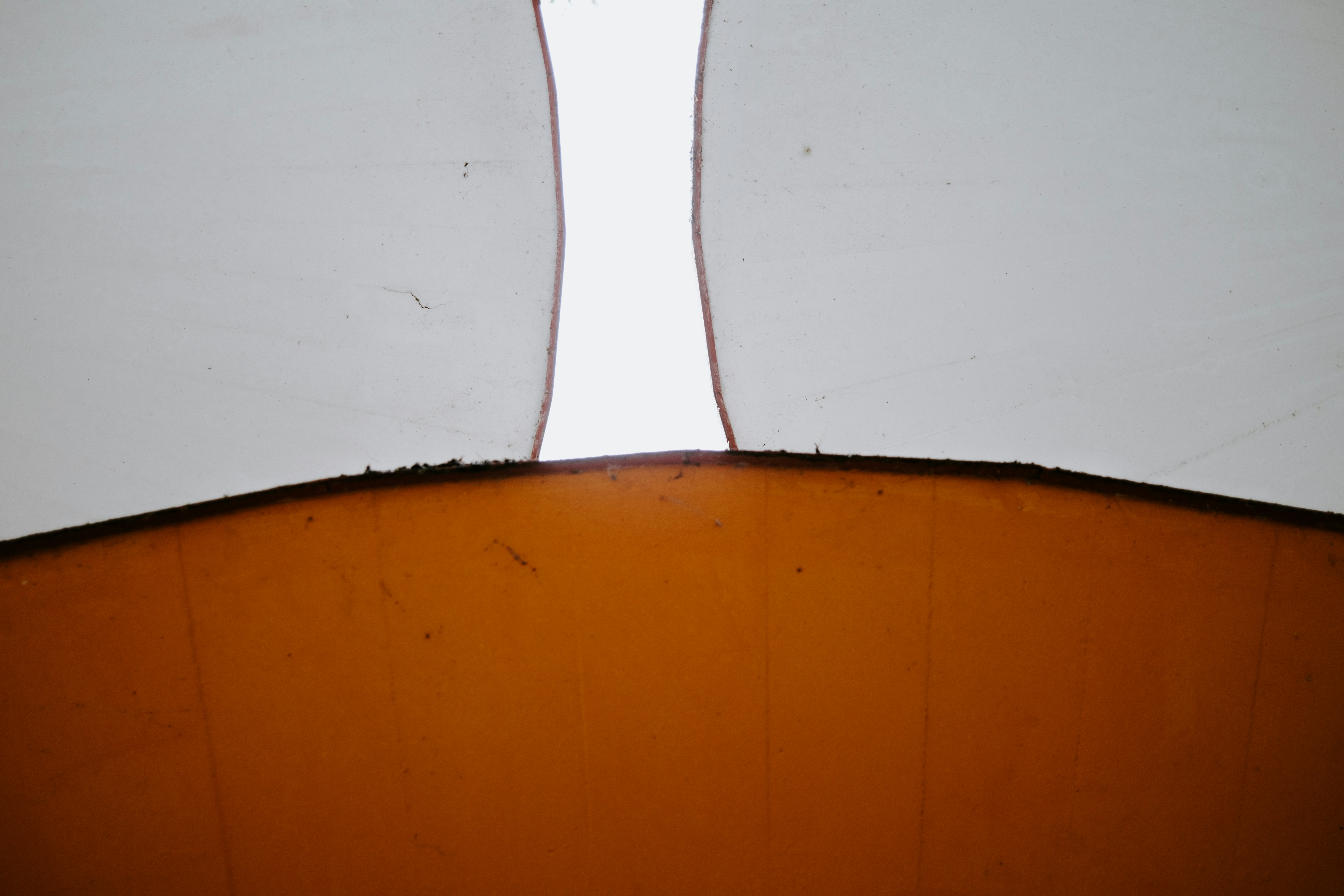 a close up of a skateboard on a wall