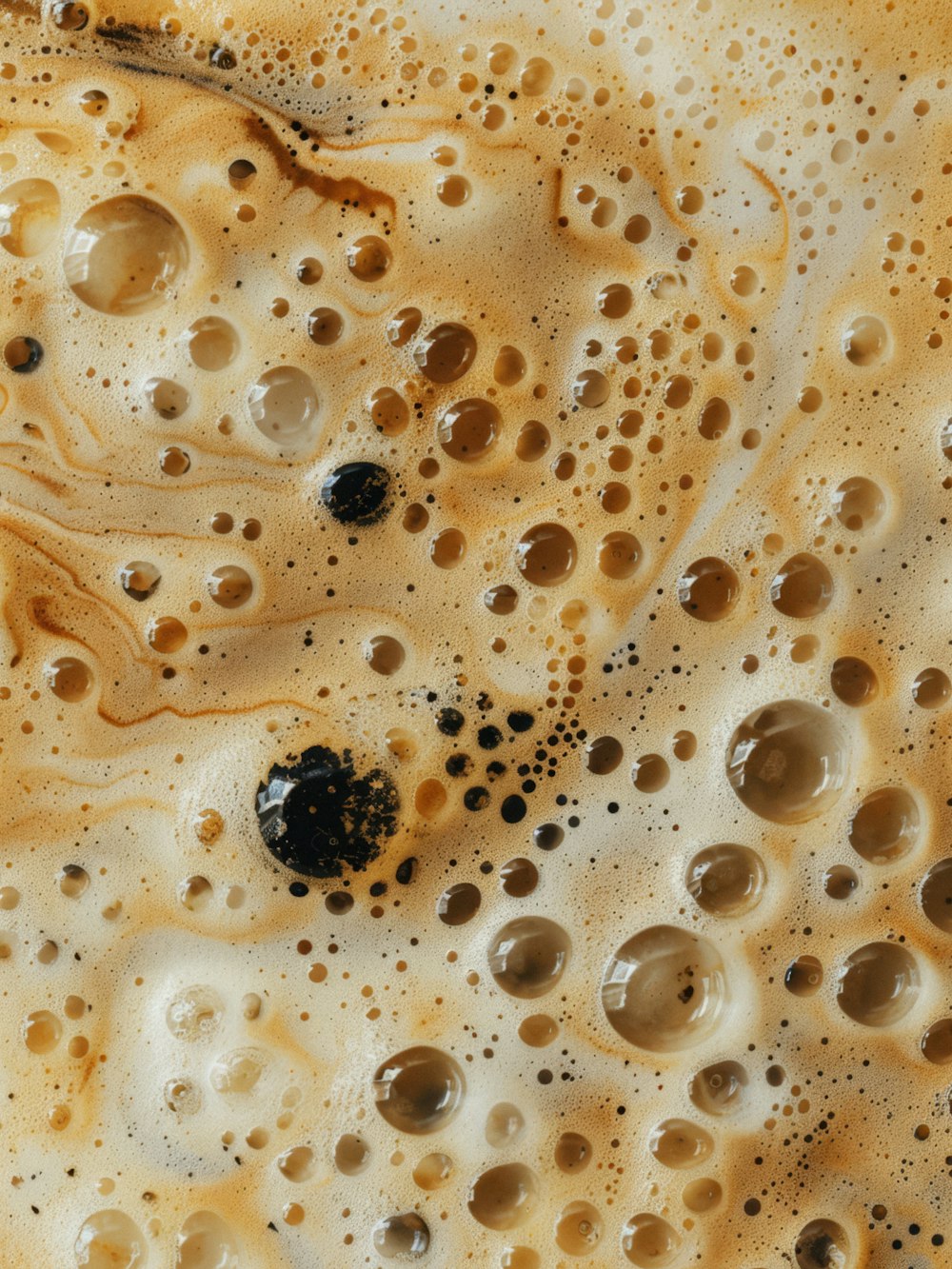 a close up of a mixture of liquid