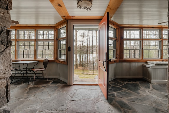 Stone patio 