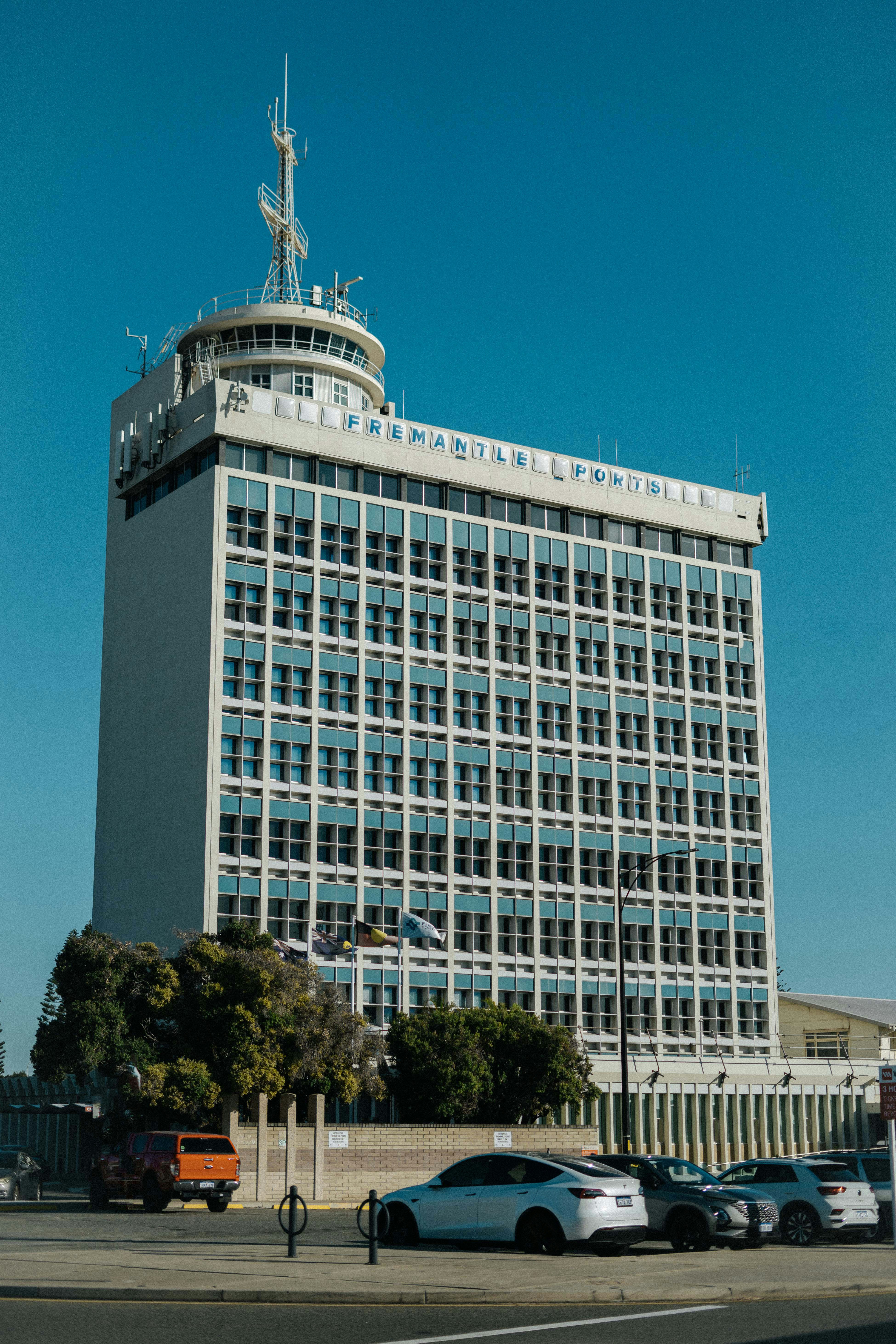 a very tall building with a lot of windows