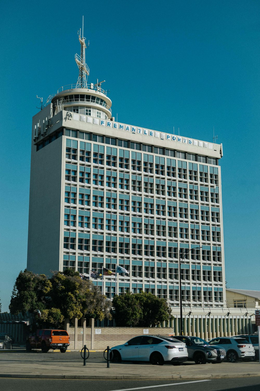 a very tall building with a lot of windows