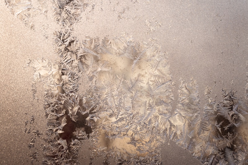 Ice flowers
