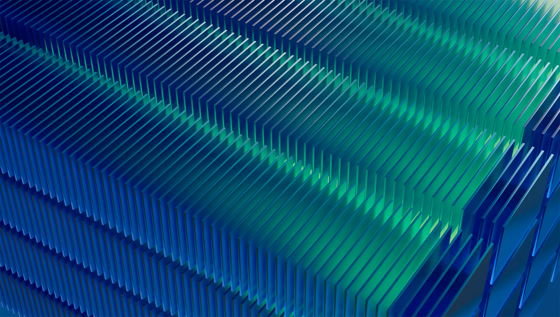 a close up of a blue and green wall