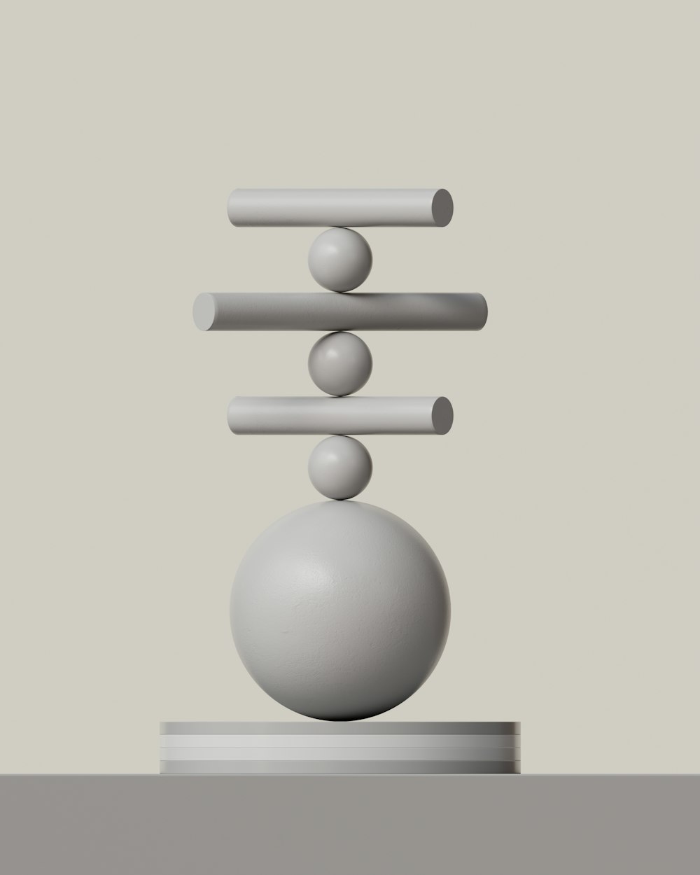 a white ball sitting on top of a table
