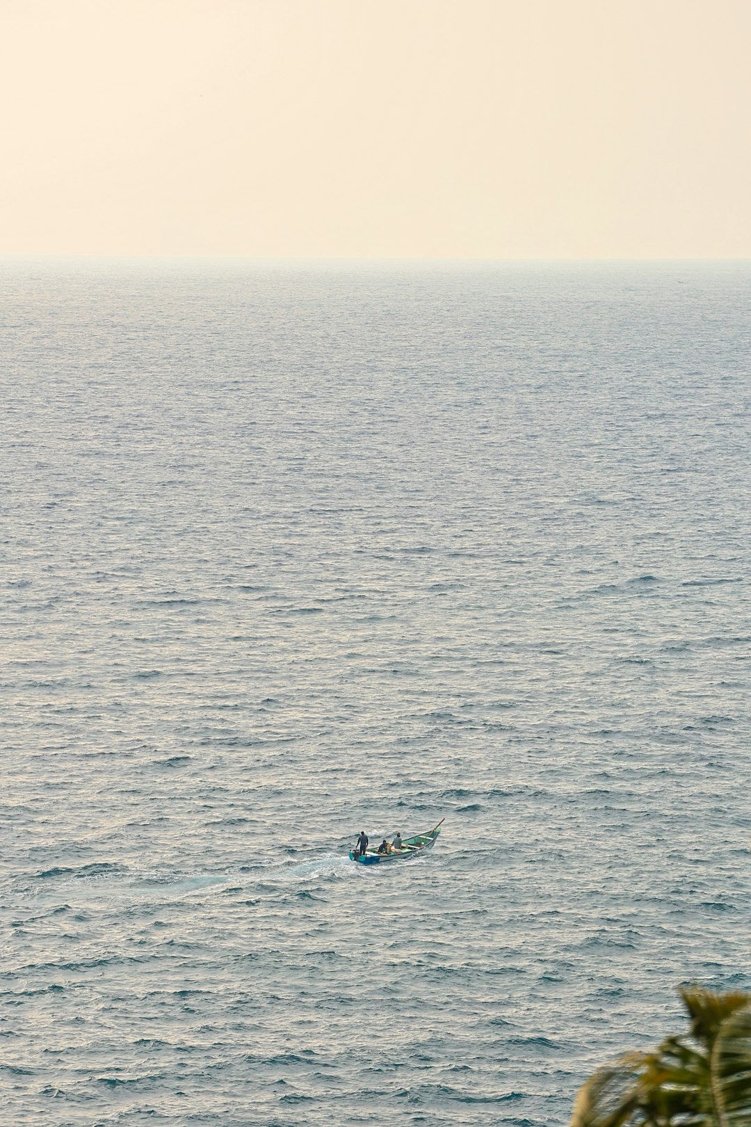 Fisherman returning to the shores