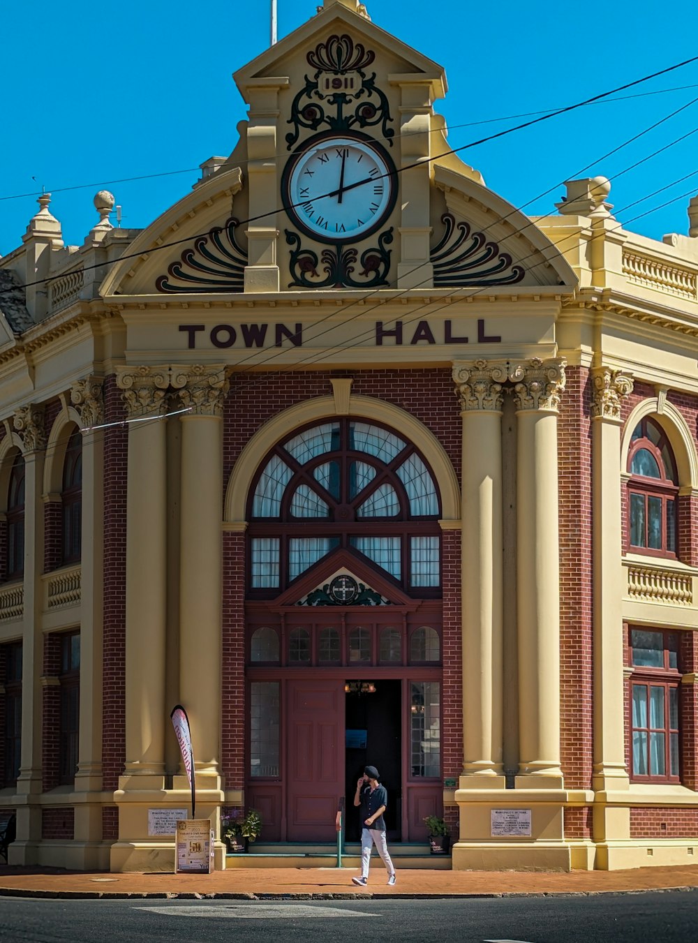 a tall building with a clock on top of it