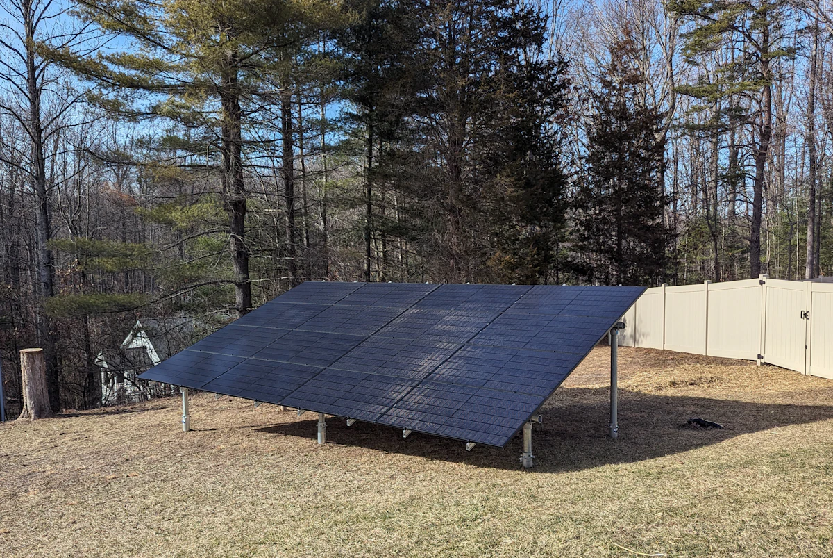 Perry Park ranch · 14.8 kW — Ground-mount feeding the house, barn and well pump