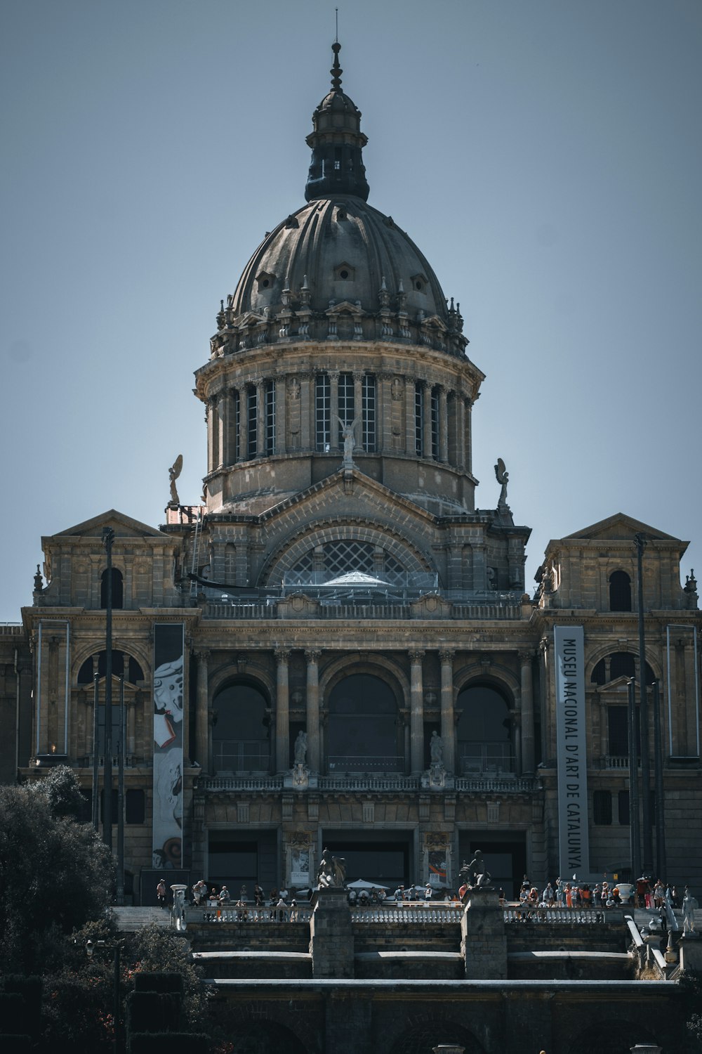 a large building with a dome on top of it