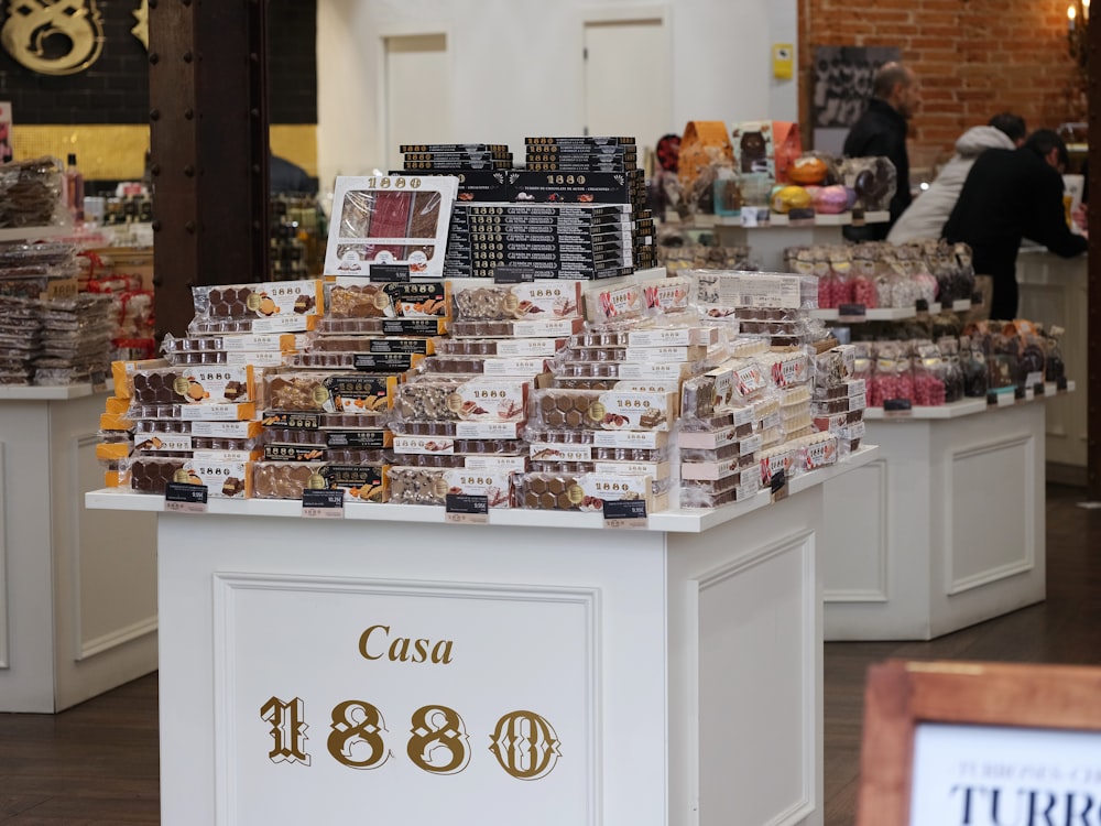 a store with a lot of food on display