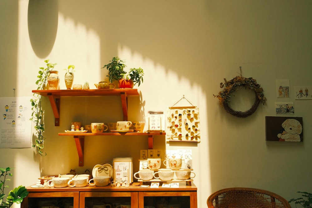 a room filled with lots of furniture and plants