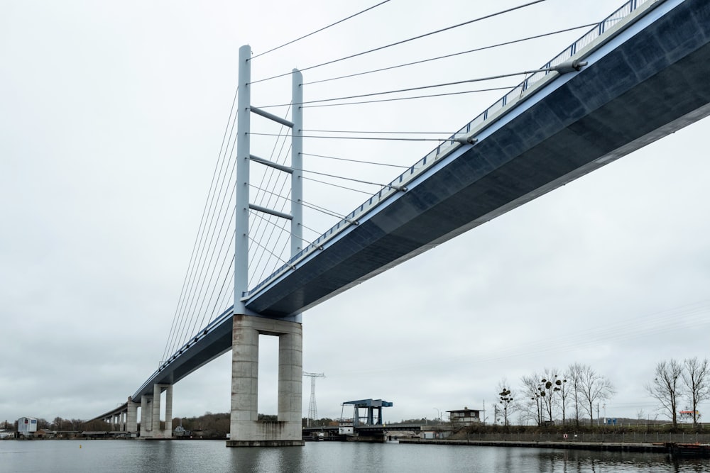 a large bridge over a large body of water