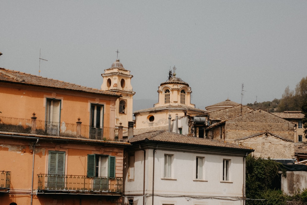 a couple of buildings that are next to each other