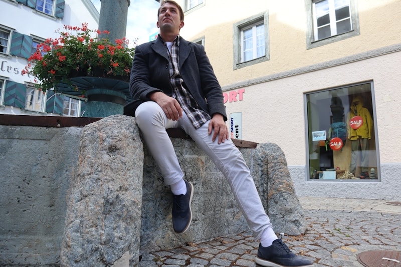 Gentleman op Steenbänk