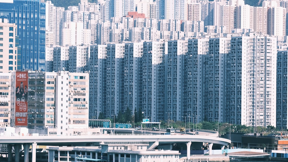 a large city with lots of tall buildings