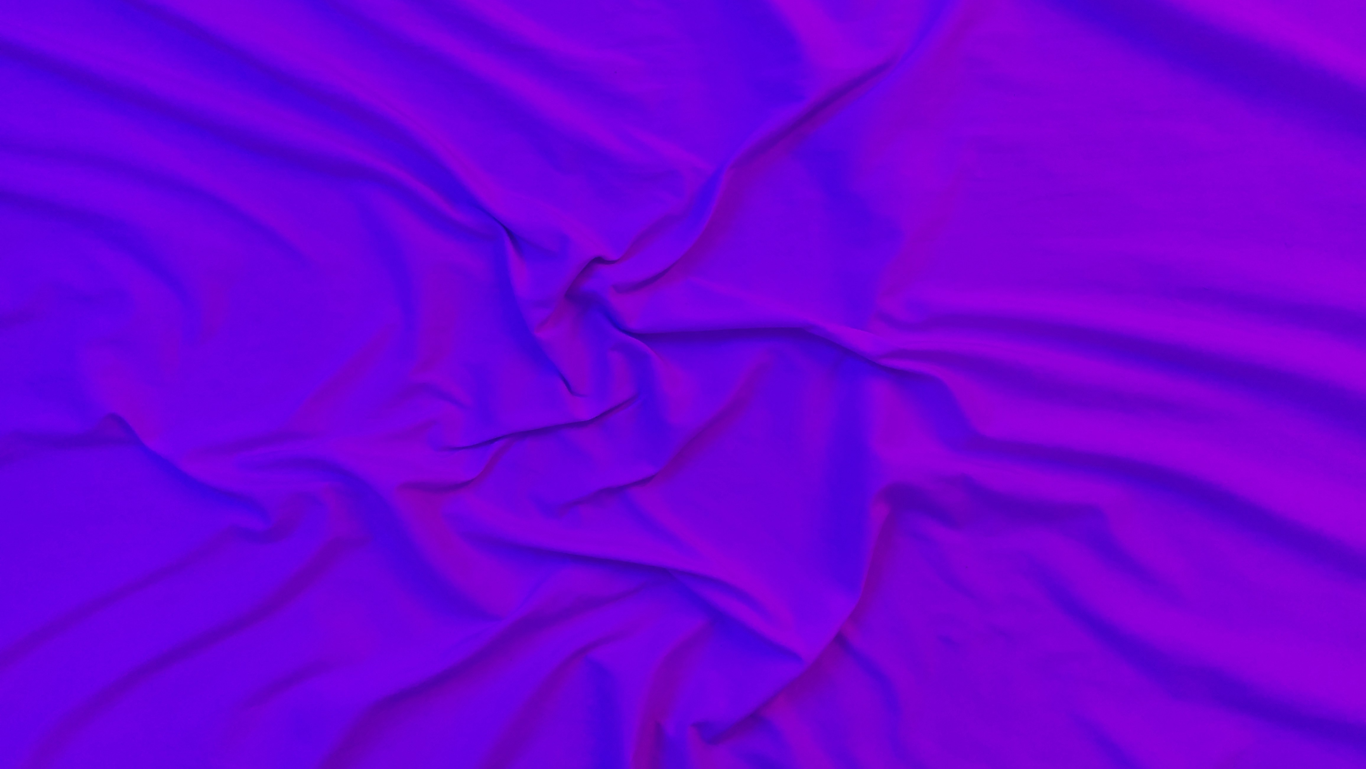 a close up of a purple cloth