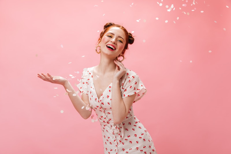 Celebratory elegance with confetti