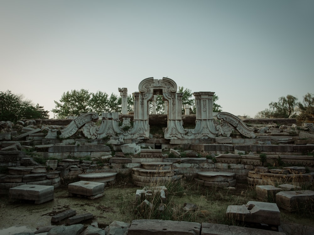 the ruins of the ancient city of perse, turkey