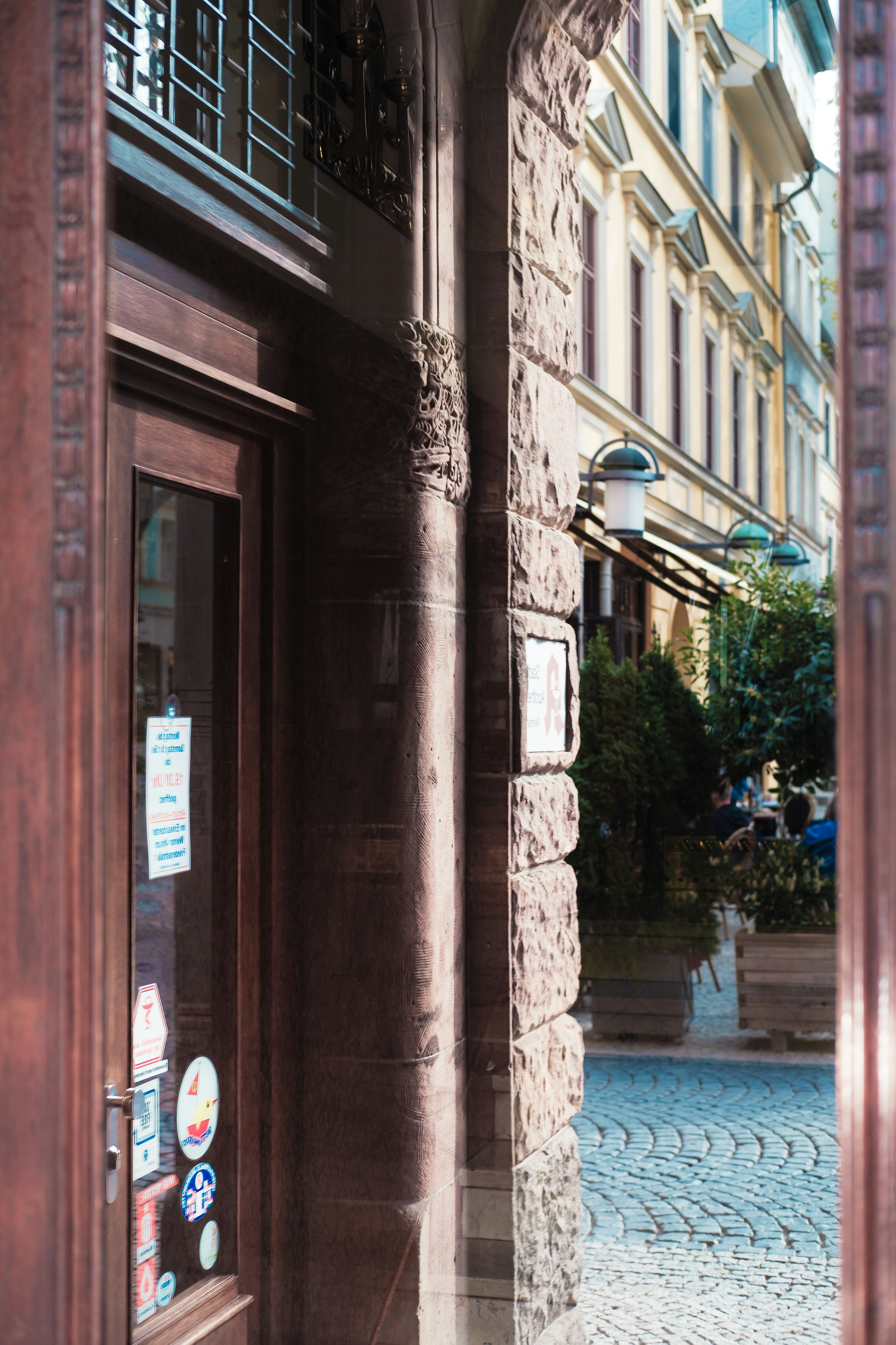 a building with a clock on the front of it