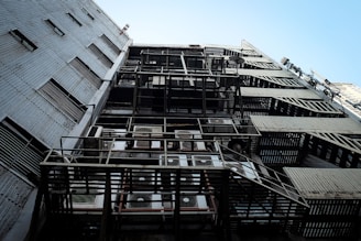 a very tall building with lots of windows