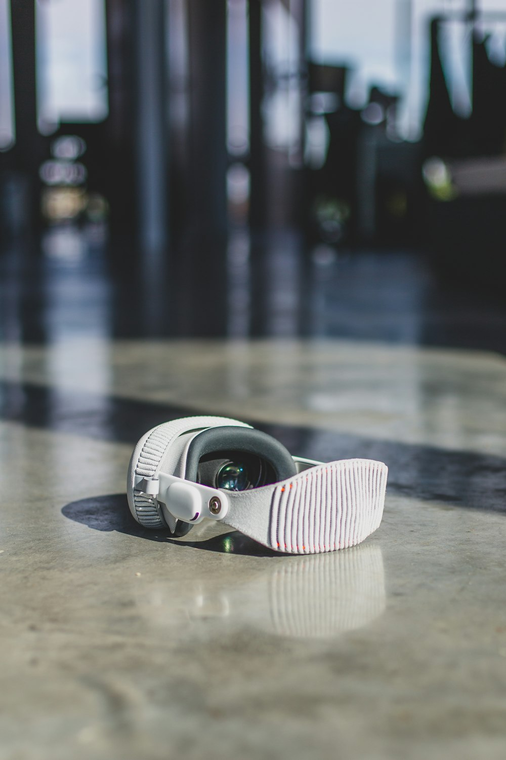 a cell phone laying on top of a floor