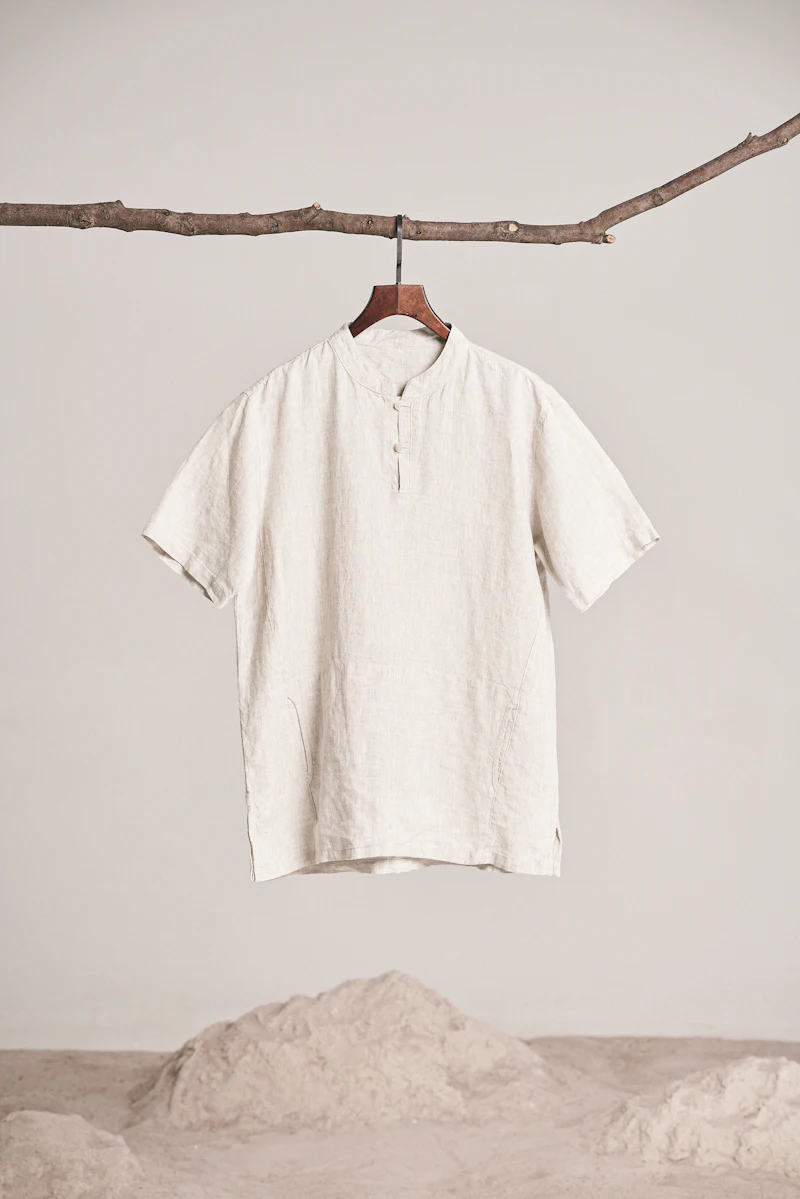 Cream Linen Shirt