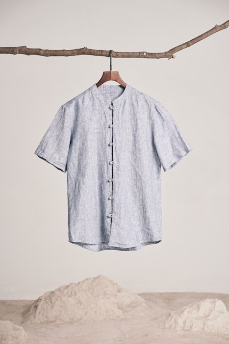 Chemise en lin lavé