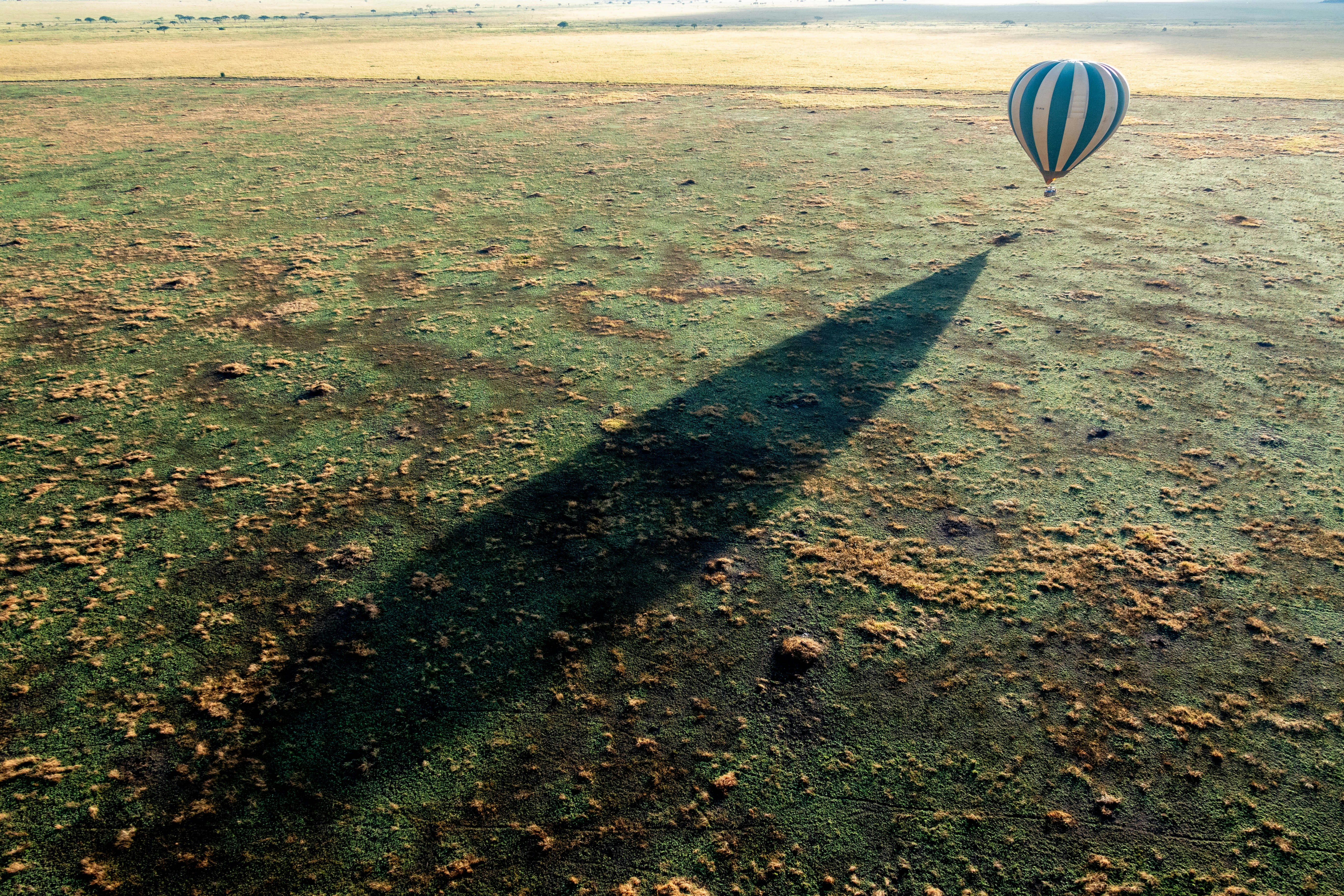 great photo recipe,how to photograph ballon ride over serengeti, tanzania, africa