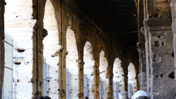 Colosseum interior arena floor Rome