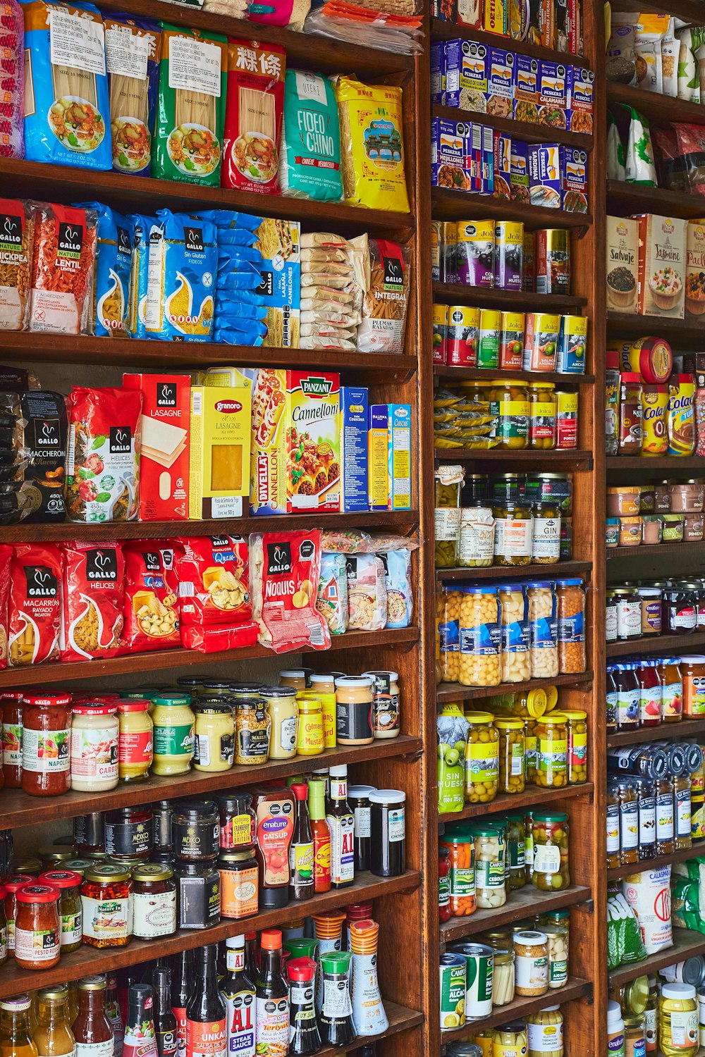 a store filled with lots of different types of food