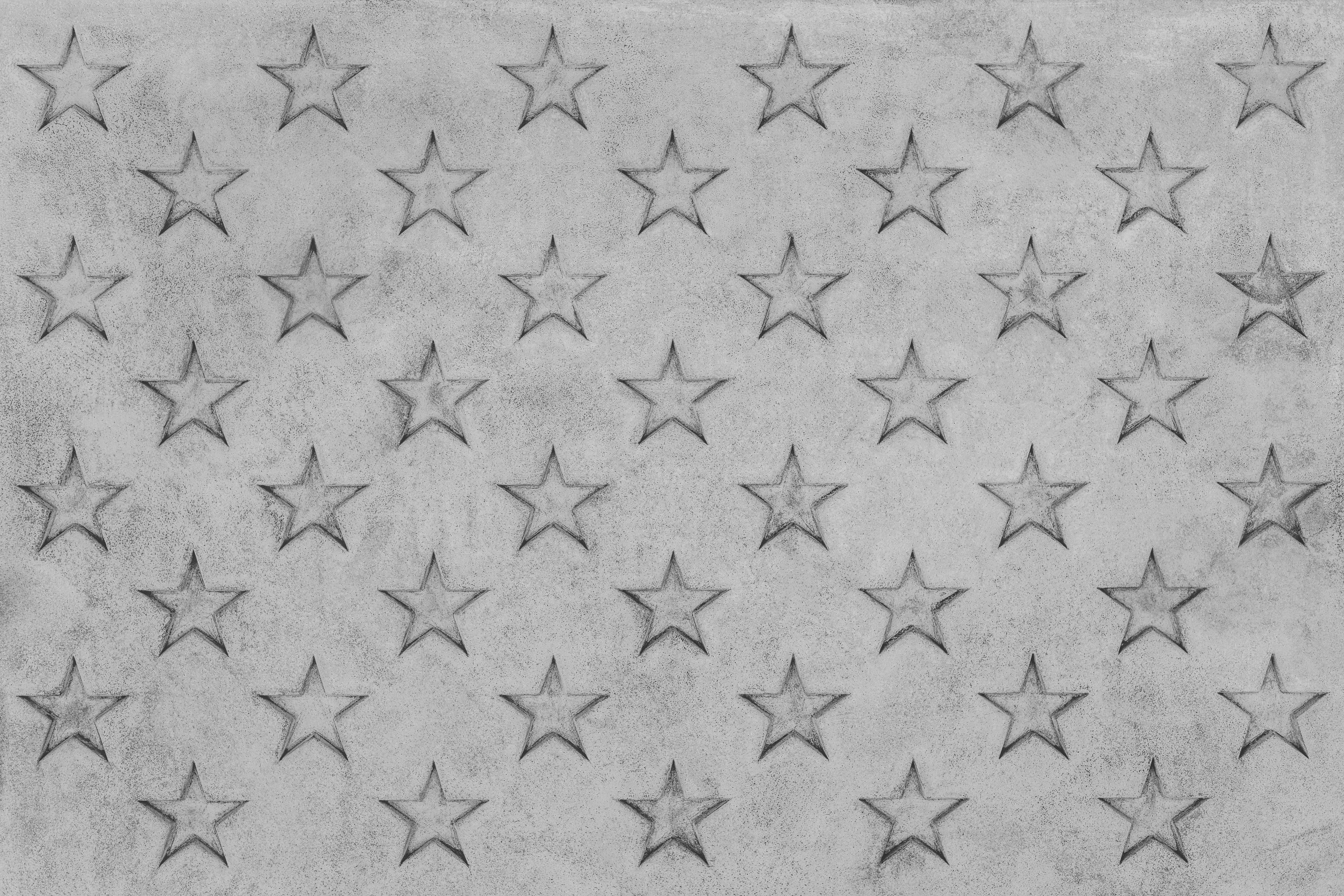 Black and white stars