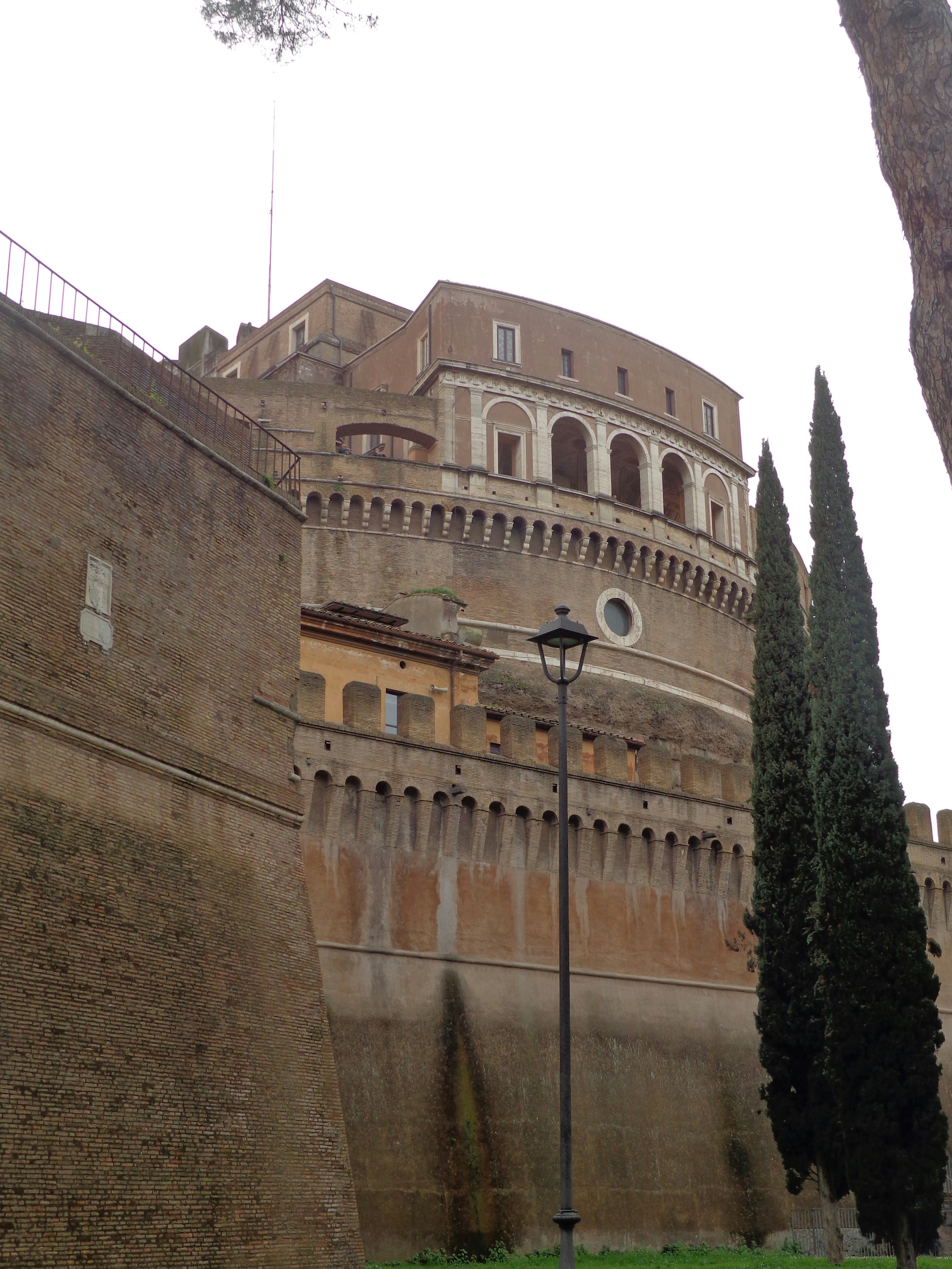 a large building with a clock on the side of it