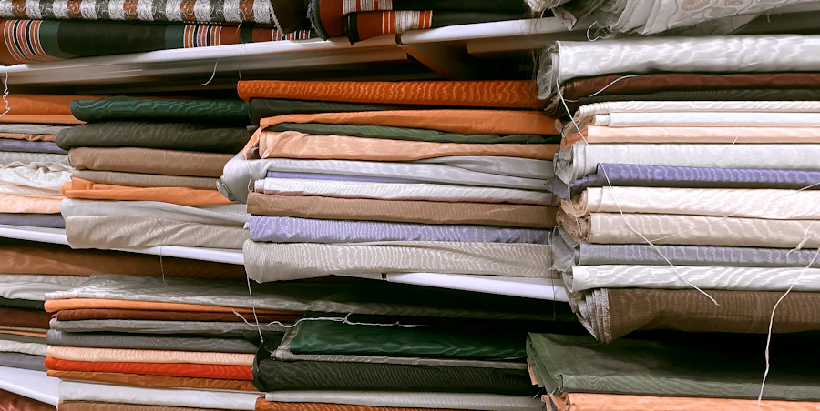 Neatly folded pile of clothes ready for exchange or return