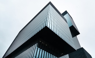a very tall building with lots of windows