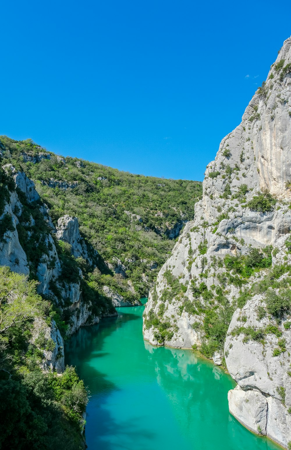 a large body of water surrounded by mountains